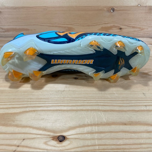 NIB Warrior Youth Skreamer Soccer Lacrosse Field Hockey Cleat  Navy/Orange - Picture 4 of 9